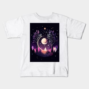 Winter Moon Kids T-Shirt